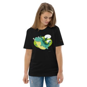WEARIVE Green Dragon unisex organic cotton t-shirt
